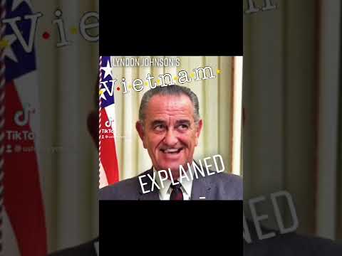 A política de Lyndon Johnson para a Guerra do Vietnã explicada em menos de 11 segundos