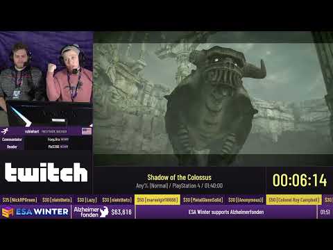 Shadow of the Colossus [Any% (Normal)] by rubiehart - #ESAWinter22