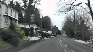preview picture of video 'Driving Along Wells Road A449 From Malvern Wells To Great Malvern, England 27th March 2013'