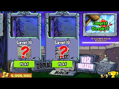Best strategy Plants vs Zombies | Vase Breaker Endless Strick 6