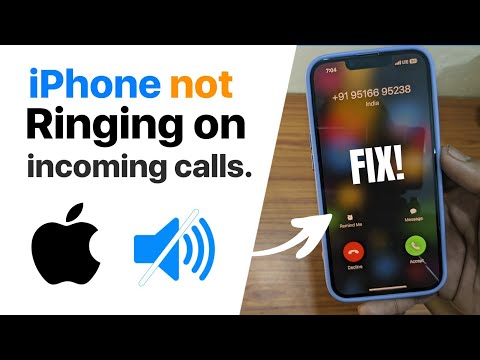 How to Fix iPhone Not Ringing for Incoming Calls | iPhone not ringing and vibrating incoming calls