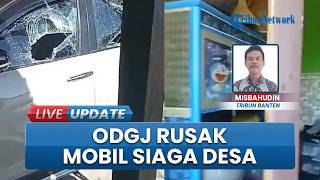 Diduga Ulah ODGJ Lebak, Rumah Kades Sukamana Dirusak, Mobil Siaga Desa Diserang & Kaca Pecah