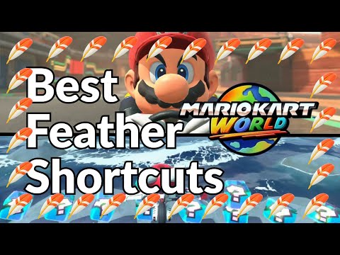 Feather Shortcuts on every Track | Mario Kart World