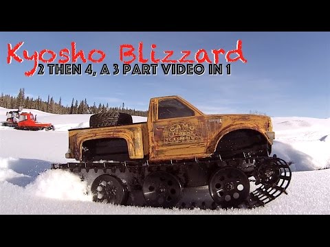 RC CWR 2 then 4 Kyosho Blizzards trail run and some Scale Town shop talk