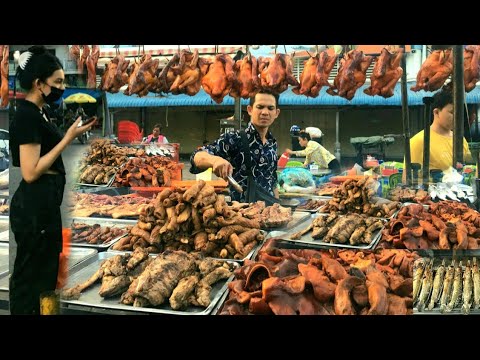 ABSOLUTELY Fantastic! Cambodian Street Food Scene For Dinner At Orussey Market, Phnom Penh