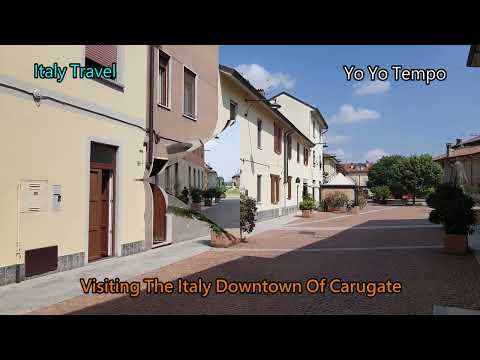 Visiting The Italy Downtown Of Carugate  - Italy Travel