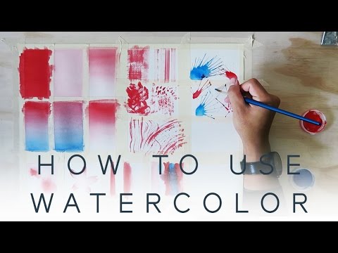 WATERCOLOR TUTORIAL - Wet on Dry Techniques // Part One
