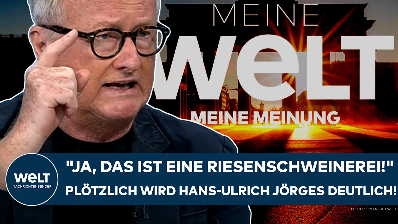 DEUTSCHLAND: "Das hat mich sprachlos gemacht!" Hans-Ulrich Jörges völlig fassungslos!