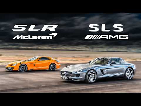 SLR McLaren vs Mercedes-Benz SLS AMG DRAG RACE!