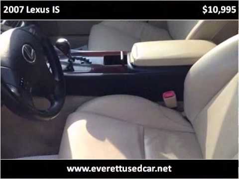 2007 Lexus IS Used Cars Everett MA