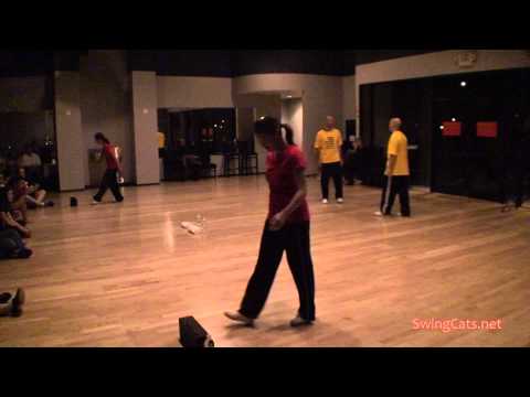 Swing Cats - "The Rehearsal" (a.k.a. Mirror Routine) - Performance at Wednesday Night Hop