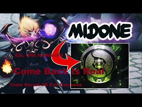 Best MidOne Team Secret VS Evil Geniuses Esl One Hamburg Highlight DOTA2