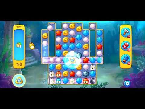 Fishdom level 9182 no boosters フィッシュダム