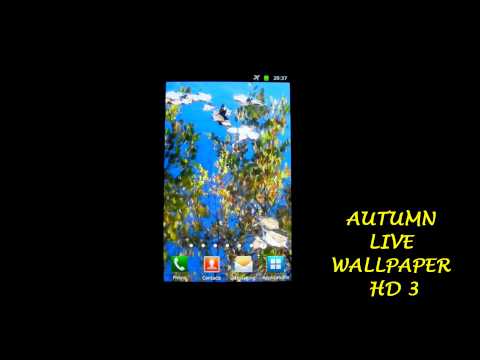Autumn Lake Live Wallpaper HD Video
