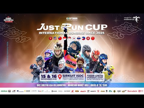 Live streaming I JustRunCup 2025 International Pushbike Race DAY 2!
