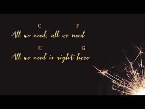 Right Here by Gathering Sparks / Sam Turton (lyric & chord video)