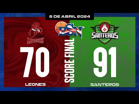 Leones de Ponce vs. Santeros de Aguada - Juego Resumido - BSN 2024