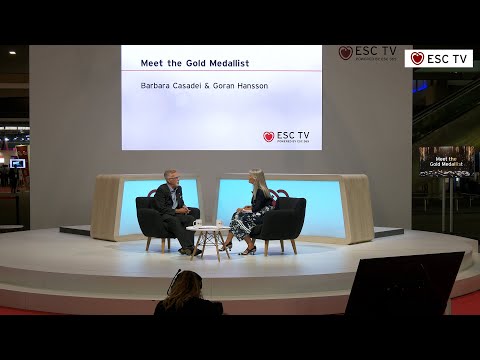 ESC TV at #ESCCongress 2022 - Meet the Gold Medallist - Goran Hansson