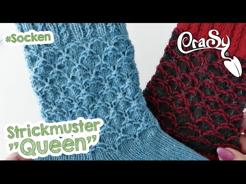 Sock pattern - Knitting pattern Queen