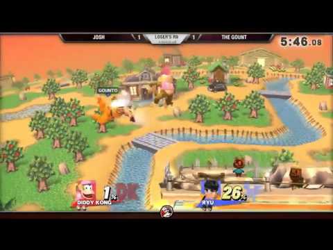 Smash 4 Versus Weekly 12/17/15 - Losers R9 - Josh (Diddy) vs The Gount (Ryu)