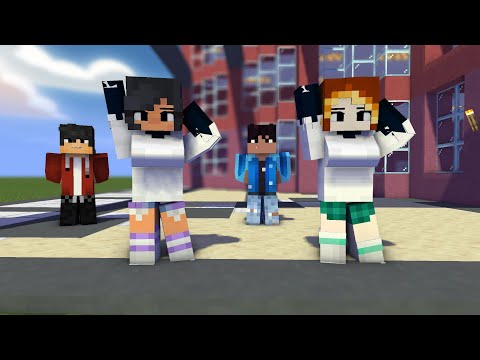 gomy gomy poi poi me too woly sheep aphmau, kc, aaron and ein - minecraft animation #shorts