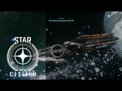 Star Citizen 3.5 - Gameplay - RSI Aurora MR - Mission Delivery