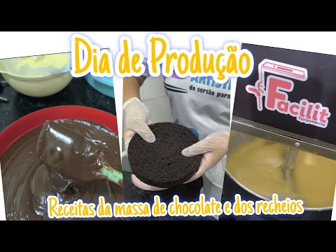 Chocolate dough recipe and how I make my fillings firm and creamy.
