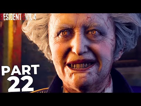 RESIDENT EVIL 4 REMAKE Walkthrough Gameplay Part 22 - RAMON SALAZAR BOSS (FULL GAME)