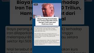 Perang AS-Iran Makin Membengkak?, Amerika Disebut Habiskan Rp1.500 Triliun untuk Operasi Militer