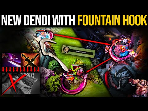 New Dendi with Fountain Hook | Silver Edge Situational Build Counter Bristleback | Pudge Official