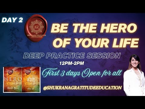 DAY 2 DEEP PRACTICE SESSION of Advanced Hero Book Course : With Annie M.K.
