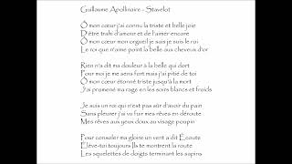 Musik-Video-Miniaturansicht zu Ô mon coeur j'ai connu la triste et belle joie Songtext von Guillaume Apollinaire