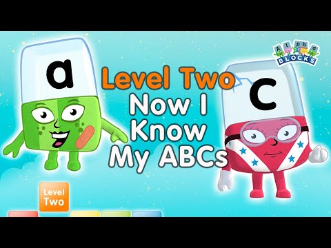 #ステイアットホーム - アルファブロック2級｜今、私は自分のABCを知っている｜#ホームスクーリング (#Stayathome - Alphablocks Level Two | Now I Know My ABCs | #HomeSchooling)