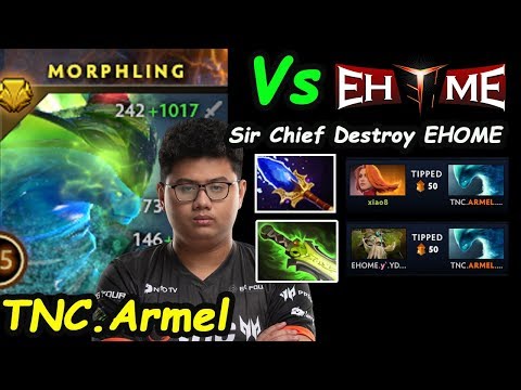 TNC Armel - [Morphling] MIDLANE Destroy EHOME New Roster Repicate Shaker Dota 2 7.22 pro Gameplay