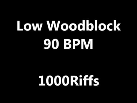 Low Woodblock Metronome : 90 BPM - Beats Per Minute