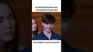 Download lagu He tried to unlock his wife's phone but she was right behind him😂#thaidrama mp3
