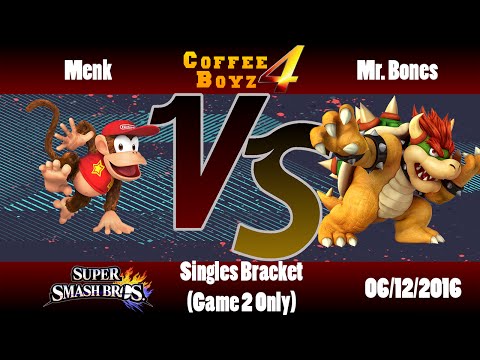 CB4 Singles - Menk (Diddy Kong) Vs. Mr. Bones (Bowser) SSB4 Bracket (Game 2 Only)