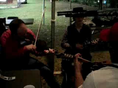 2008 Franklin Music Festival backstage Jam Session