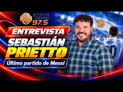 Sebastián Prietto - Riotercerense en el último partido de Messi