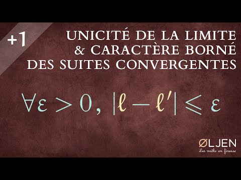 [EM#5] Unicité de la limite & Caractère borné des suites convergentes (Démonstration)