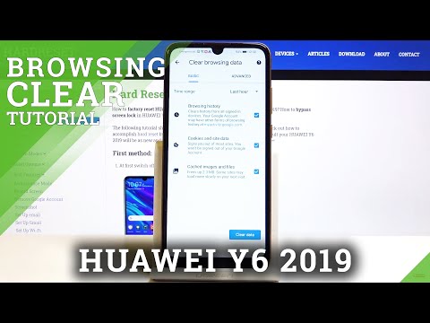 How to Clear Browsing Data in Huawei Y6 2019 - Remove Browsing Details