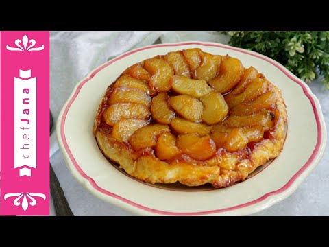 A fancy but easy apples caramel dessert! Tarte Tatin
