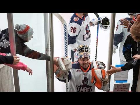 Marauders Goalie Kyle Hayden Reacts to Winning 2021 ACHA Men's Hockey Championship
