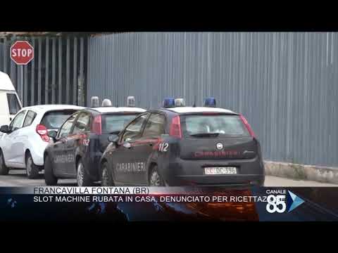 06 Aprile 2019   Francavilla Fontana BR   Slot Machine rubata in casa denunciato per ricettazione