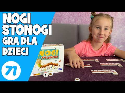NOGI STONOGI GRA DLA CAŁEJ RODZINY | Zabawa edukacyjna | Idealna Mama