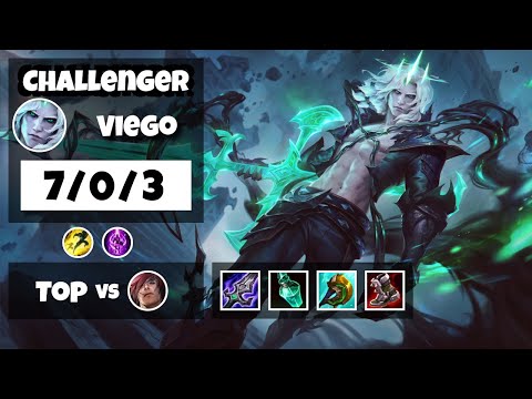 Viego vs Sett Top 11.13 Challenger S11 Gameplay (7/0/3) - EU