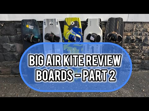Big Air Kite Board Review - Part 2 : Carved Imperator 7 / Lieuwe Falcon / Duotone Jaime SLS