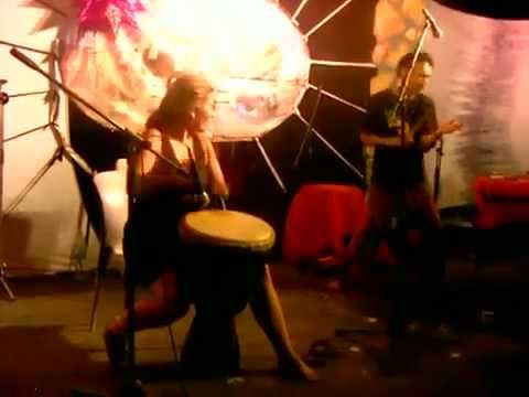 Female Djembe Player & Japanese Jew's Harp Player @ Didgeridoo & Overtone Festival, Israel