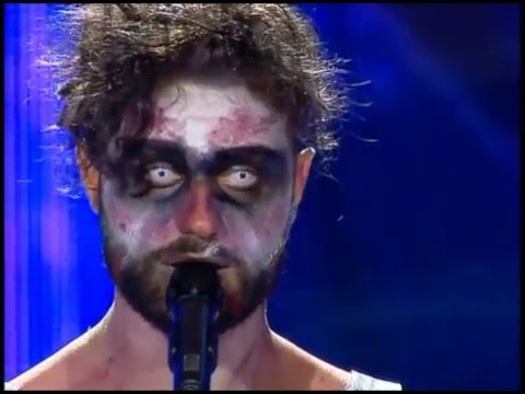 The X Factor Georgia - Misho Sulukhia (Rammstein - Mein Herz Brennt)