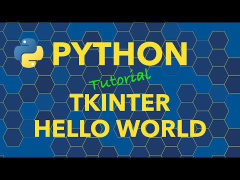 Python Tkinter Hello World